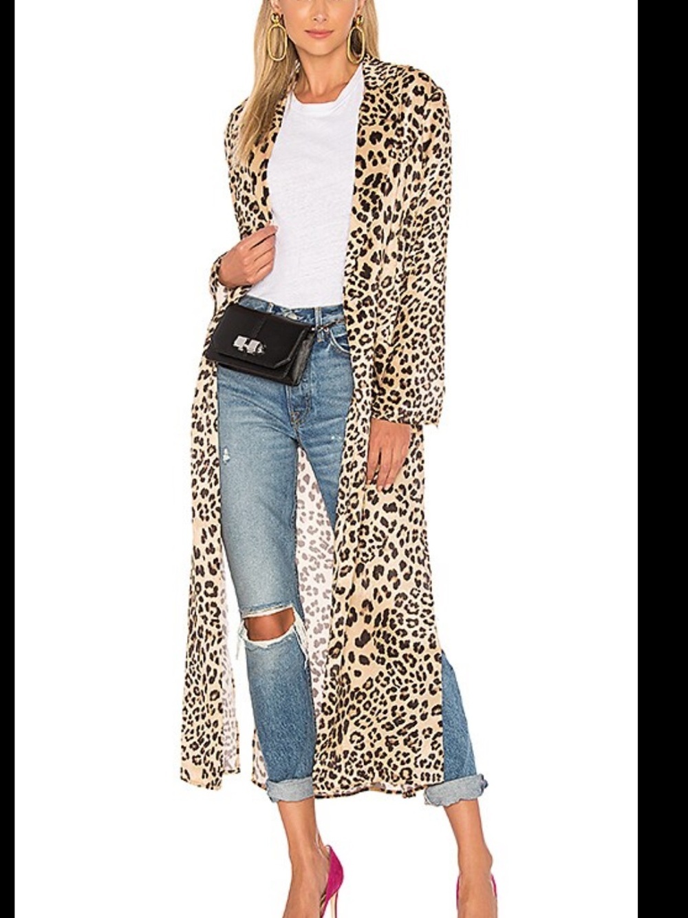 House of Harlow 1960 x REVOLVE Leopard Print Long Sleeve Delaney Duster